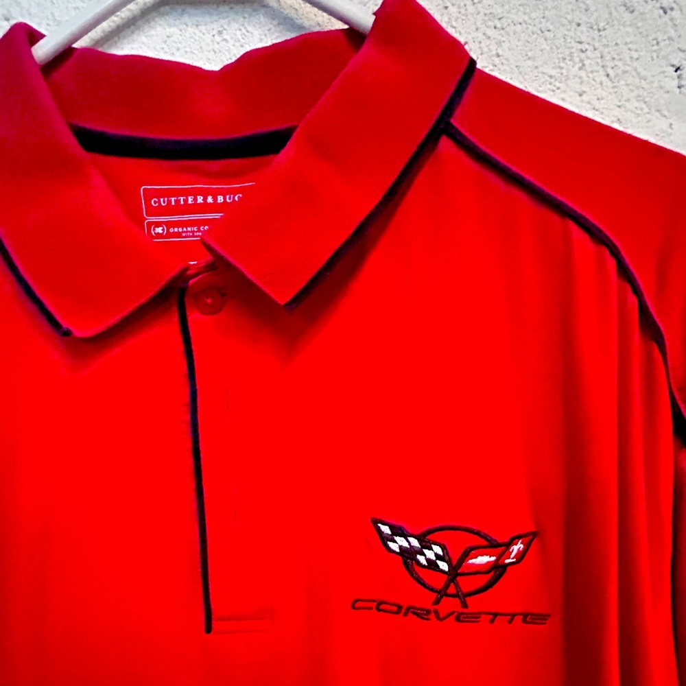 Corvette Men's Shirt XL. Red